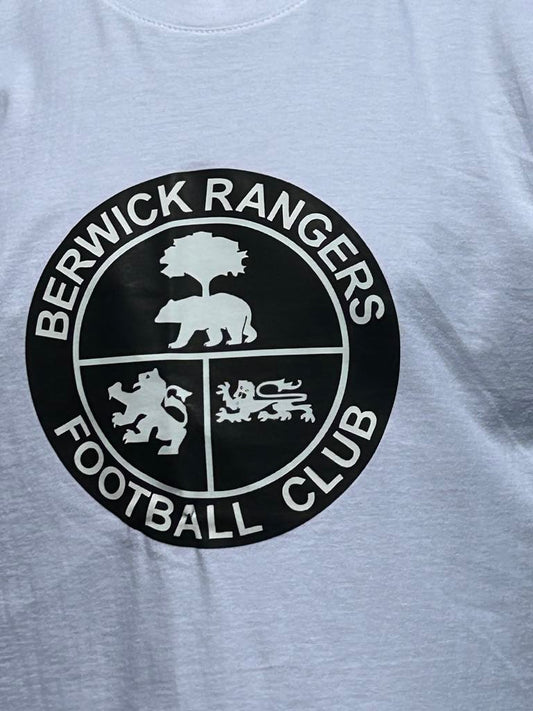 BRFC ADULT round logo - White Cotton Tee