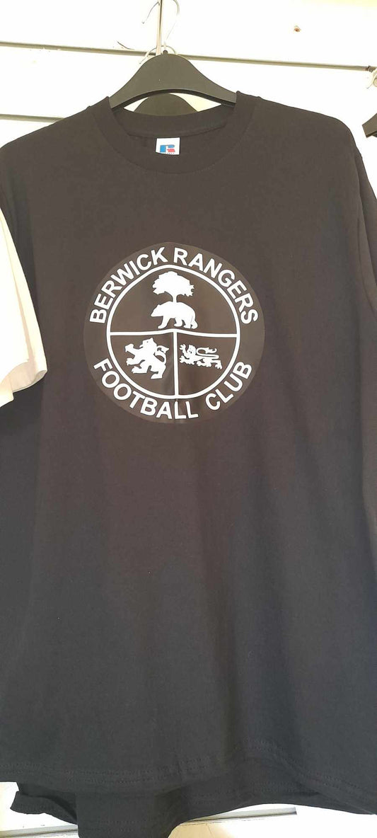 BRFC ADULT round logo - Black Cotton Tee