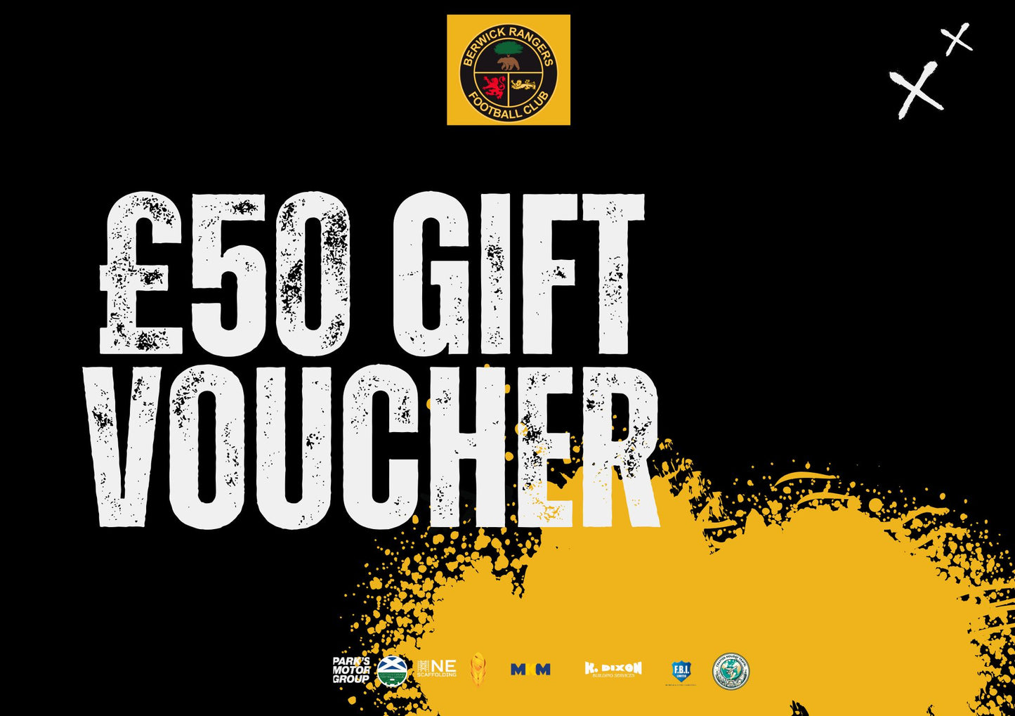 Berwick Rangers Football Club - Gift Voucher