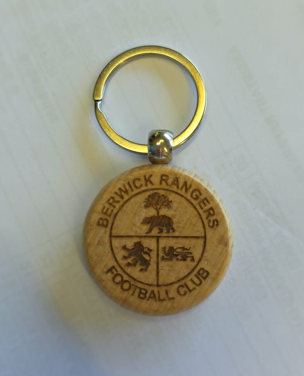 BRFC Small Wooden Keyring