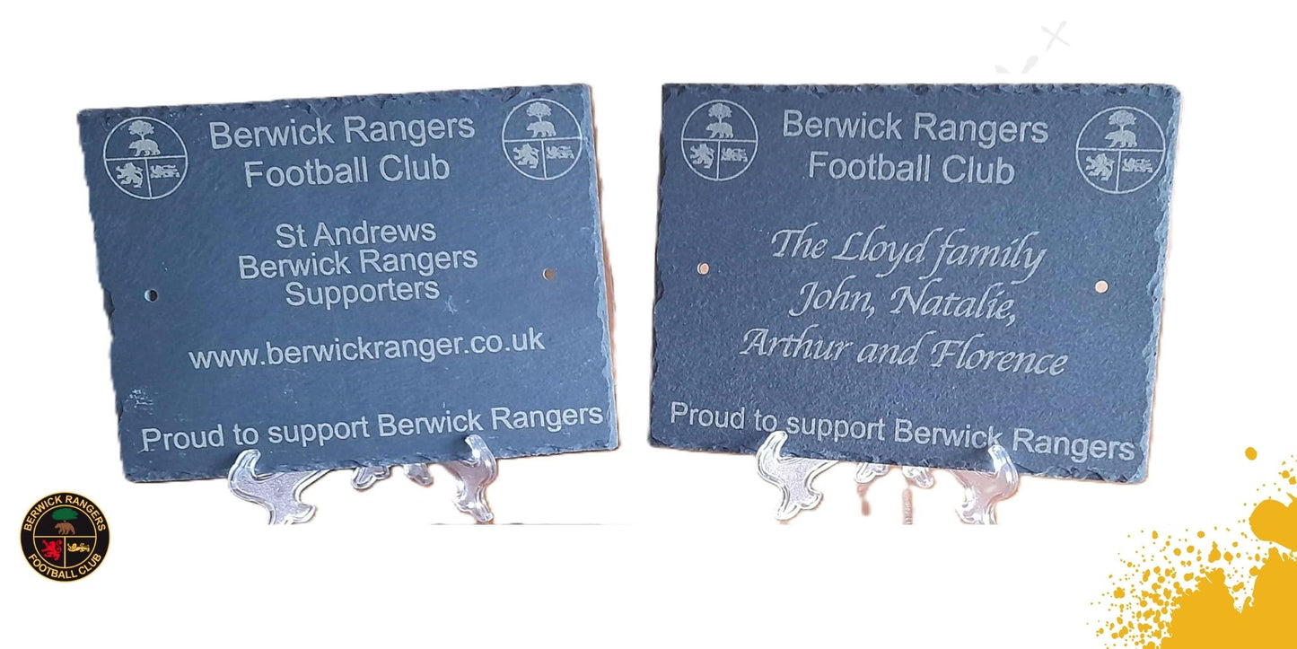 BRFC Slate Plaque