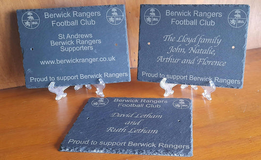 SECONDARY BRFC Slate Plaque TO KEEP AT HOME