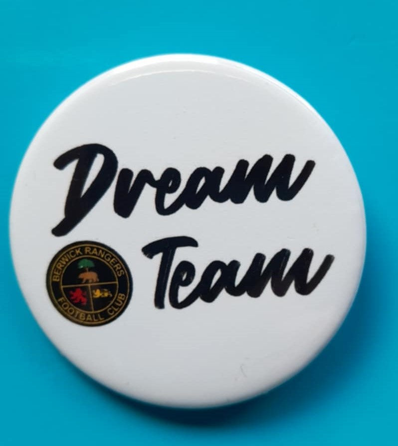 BRFC (Plastic) Pin Badges - choice of three designs