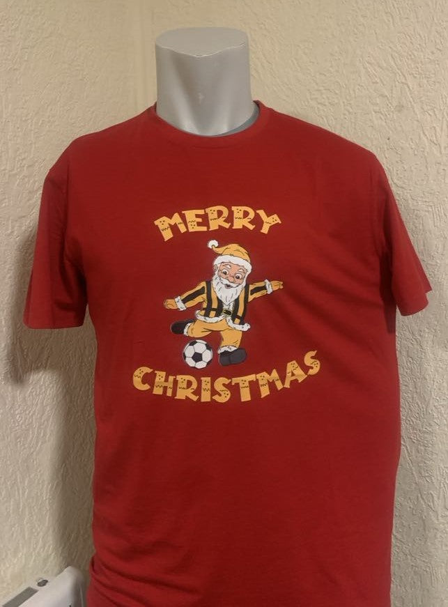 BRFC Footballing Santa Christmas Tee (Adult sizes)