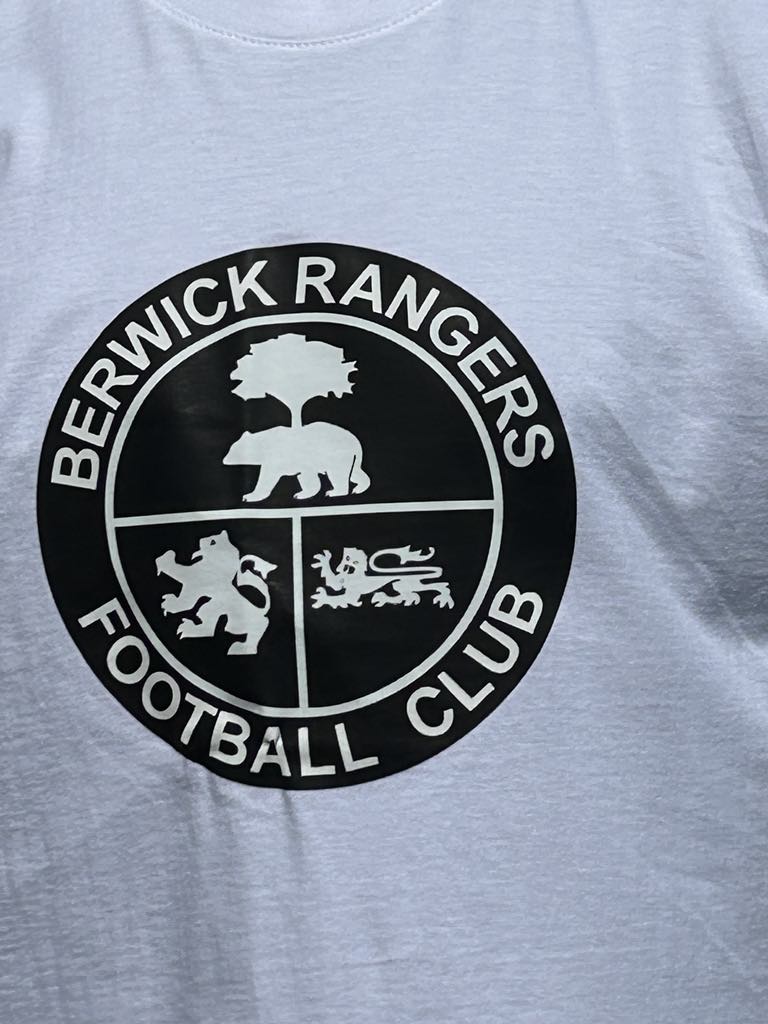 BRFC round logo - White Cotton Tee