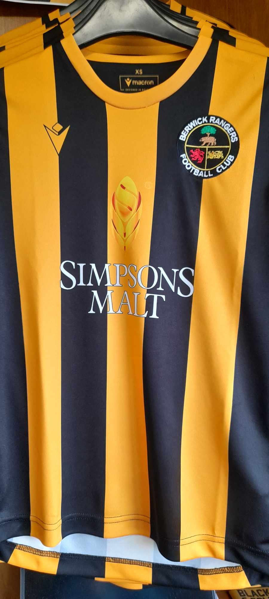 BRFC Macron Home Shirt 2024/25 (Simpson's Malt logo)