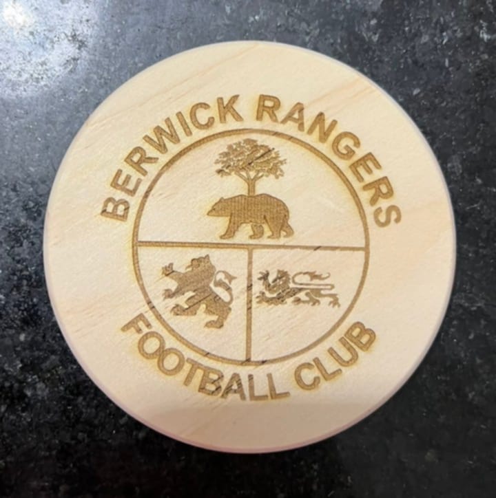 BRFC Wooden Coaster