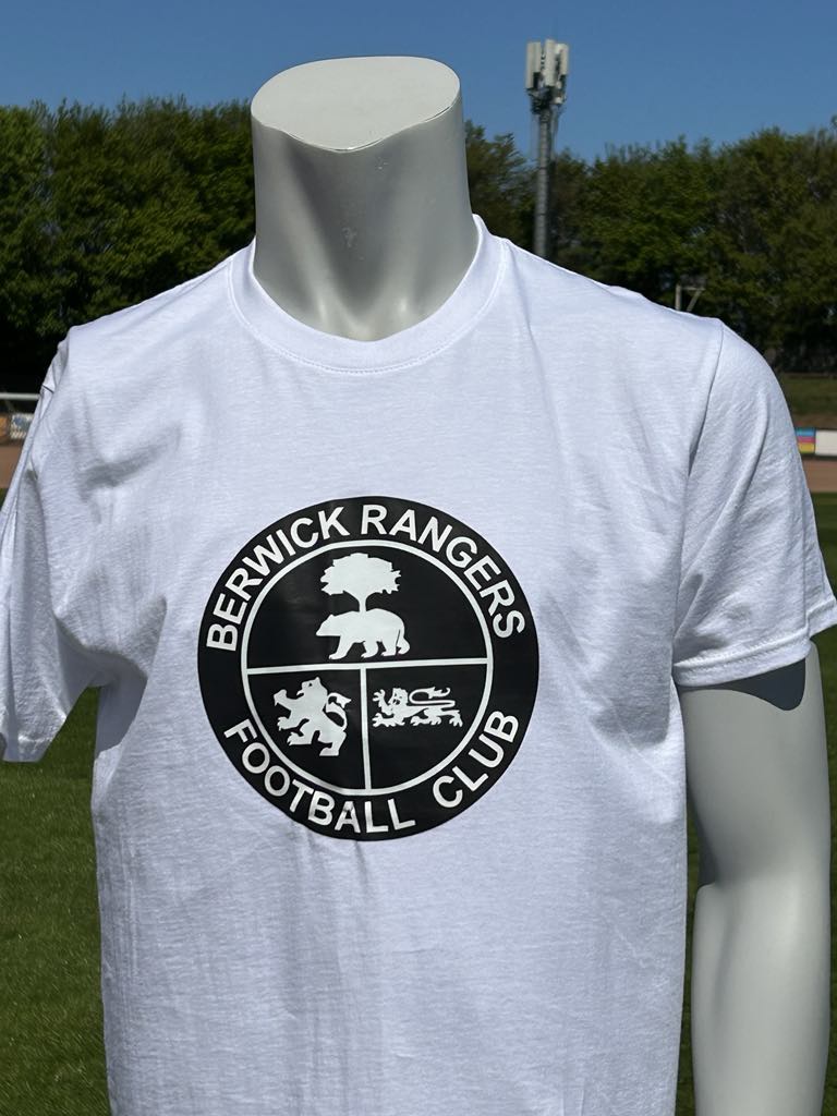 BRFC round logo - White Cotton Tee