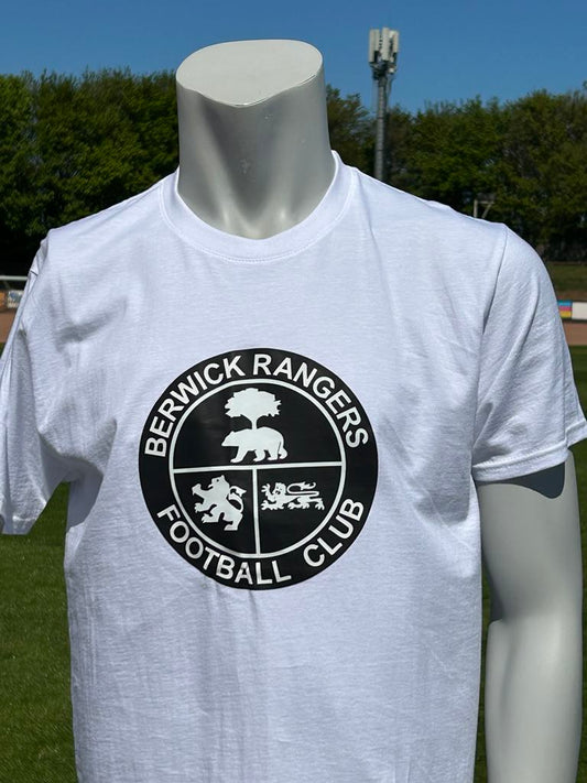 BRFC round logo - White Cotton Tee
