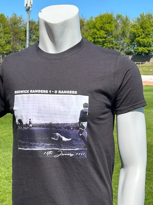 BRFC v's Glasgow Rangers 1967 - Black Cotton Tee