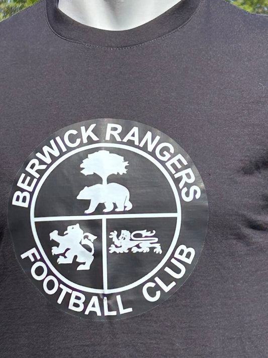 BRFC round logo - Black Cotton Tee