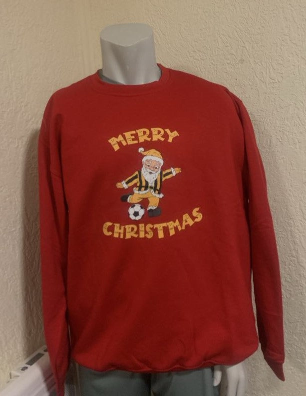 BRFC Footballing Santa Christmas Sweatshirt (Adult & Kids sizes)