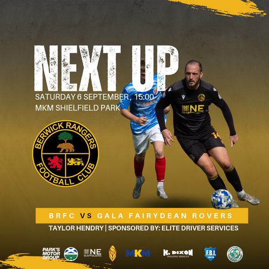 Berwick Rangers v Gala Fairydean Rovers live stream - UK and INTERNATIONAL CUSTOMERS